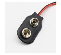 XHAJCSJWGD 100 Pezzi/Lotto Connettore for Batteria da 9 V Clip a Scatto in PVC Supporto for Batteria in Morbida Pelle TBH-S1