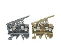 XHAJCSJWGD 50 Pezzi 660 V ASK1EN morsettiere for fusibili a Vite for connettori modulari su Guida DIN ASK1-EN