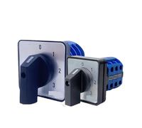 XHAJCSJWGD Changeover Switch 0-3 Positions 20/25/32A Three Levels Knob Rotary Cam Switches Electronic Starter Interruptor LW26 YMW26-32/3(32A)