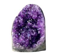 XHAJCSJWGD Decorative Ornaments Amethyst geode Quartz Cluster Crystal (Size : 800-850g)