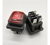 XHAJCSJWGD KCD4-203 20 A/250 V CA 30 x 22 6 Pin DPDT ON off ON 12 V Interruttore a bilanciere con Luce LED Rossa