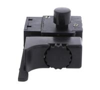 XHAJCSJWGD Pratico Interruttore a Pulsante a grilletto, Ricambio for Controllo velocità, 1 Pezzo, 1 * 6A 250V, Accessori for Trapano Nero