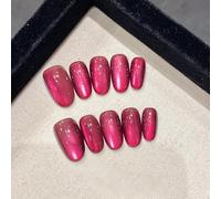 XHBYW 10 pezzi di stili multipli fatti a mano unghie finte stampa sulle unghie copertura completa unghie finte per donne e ragazze decorazione quotidiana