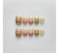 XHBYW 10 pezzi modello fatto a mano puro unghie finte stampa sulle unghie copertura completa unghie finte per donne e ragazze decorazione quotidiana