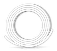 XHF Guaina termoretraibile impermeabile 3:1 da 1,6 cm, colore bianco, 6,1 m, con rivestimento adesivo, contro umidità, corrosione e perdite d'aria