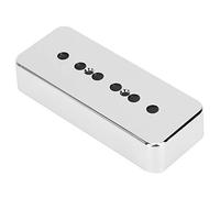 XHIKOWAT 2 Pezzi Copertura Pickup Accessori per Strumenti Musicali Addominali in Argento Addominali per la Barra di Sapone P90