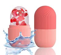 XHJRI Massaggiatore a rullo per cubetti di ghiaccio, per viso, occhi e collo naturalmente condizionante e cura della pelle, riduce il dolore dell'emicrania, stampo per ghiaccio in silicone per