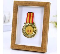 XHKJGS Frame di Foto Raccolta Display Frame di più Immagini Medal Maratona Titolo del Titolo Titolo Milita