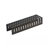 XHKJGS Pianto di Piastrelle in Metallo Grande Pavimento in Legno Porta del Campione di inserzione Obliquo Stand di inserzione per Vari Campioni di Materiale da Costruzione Nero 100x28x20cm a