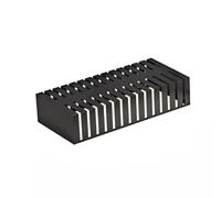 XHKJGS Pianto di Piastrelle in Metallo Porta del Pavimento in Legno Grande Supporto per Inserimento Obliquo per inserzione per Vari Campioni di Materiale da Costruzione Nero (80x38x18cm)
