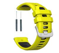 xhKJO 22mm Cinturini di Ricambio per Garmin Forerunner 970 Strap,Watchband Silicone Bracelet Cinghia Silicone Cinturini Bracelets Cinturino per Orologi per Garmin Forerunner 970 (nero limone)