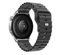 xhKJO Cinturini di Ricambio per Suunto Race 2 Watch Strap, Cinturino per Orologi Chiusura a scatto Strap Sportivo Cintura Bracelets Silicone Cinturini per Suunto Race 2 Watch Accessori (nero)