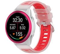 xhKJO Cinturini per Garmin Forerunner 570 47mm Strap,22mm Silicone Bracelets Cinghia Silicone Bracelets Cinturino per Orologi Cinturini di Ricambio per Garmin Forerunner 570 47mm Watch (rosso)
