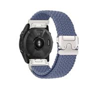 xhKJO Cinturino per Orologi per Garmin Fenix 8 43mm Strap, 20mm Cinturini Nylon Bracelets Cinghia Nylon Bracelets Cinturini di Ricambio per Garmin Fenix Epix Pro 42mm / Amoled 43mm (blu grigio)