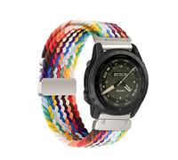 xhKJO Cinturino per Orologi per Garmin Fenix 8 43mm Strap, 20mm Cinturini Nylon Bracelets Cinghia Nylon Bracelets Cinturini di Ricambio per Garmin Fenix Epix Pro 42mm / Amoled 43mm (arcobaleno)