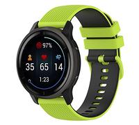 xhKJO Cinturino per Orologi per Garmin Forerunner 570 47mm Strap,22mm Silicone Bracelets Cinturini Cinghia Silicone Bracelets Cinturini di Ricambio per Garmin Forerunner 570 47mm Watch (limone nero)