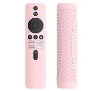 xhKJO Custodia in Silicone per telecomando Xiaomi Mi Box 4K TV (2nd Gen), Protettiva Case Anti-Polvere Case Cover Shell con corda anti-perdita per Xiaomi Mi Box 4K TV Remote 2nd Generation (rosa)