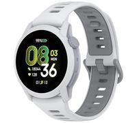 xhKJO Silicone Cinturini di Ricambio per Coros Pace 4 Watch Strap, Cinturino per Orologi Chiusura a scatto Cintura Strap Sportivo Bracelets Cinturini per Coros Pace 4 Watch Accessori (grigio chiaro)