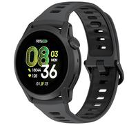 xhKJO Silicone Cinturini di Ricambio per Coros Pace 4 Watch Strap, Cinturino per Orologi Chiusura a scatto Cintura Strap Sportivo Bracelets Cinturini per Coros Pace 4 Watch Accessori (nero)