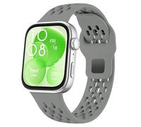 xhKJO Silicone Cinturini di Ricambio per Huawei Watch Fit 5 Pro Strap, Cinturino per Orologi Chiusura a scatto Strap Cintura Bracelets Cinturini per Huawei Watch Fit 5 Accessori (grigio)