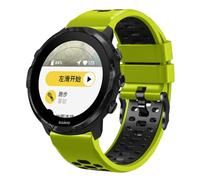 xhKJO Silicone Cinturini per Coros Apex 4 46mm Watch Strap, Cinturino per Orologi Chiusura a scatto Strap Cintura Bracelets Cinturini di Ricambio per Coros Nomad Watch Accessori (limone nero)