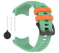 xhKJO Silicone Cinturini per Garmin Instinct 3 Solar 50mm Strap, Cinturino per Orologi Chiusura a scatto Strap Sportivo Bracelets Cinturini di Ricambio per Garmin Instinct 3 Amoled 50mm (verde 2)
