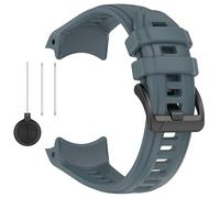 xhKJO Silicone Cinturini per Garmin Instinct 3 Solar 50mm Strap, Cinturino per Orologi Chiusura a scatto Strap Sportivo Bracelets Cinturini di Ricambio per Garmin Instinct 3 Amoled 50mm (blu 2)