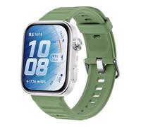 xhKJO Silicone Cinturini per Huawei Watch Fit 5 Strap, Cinturino per Orologi Chiusura a scatto Strap Cintura Bracelets Cinturini di Ricambio per Huawei Watch Fit 5 Pro Accessori (verde 1)