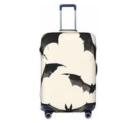 XHMKGGYBZ Bulldog Sitting Alert Copertura elastica per valigie 4 dimensioni, resistente ai graffi e alle macchie, copertura per bagagli da portare a mano, copertura lavabile per bagagli, Cinque