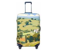 XHMKGGYBZ Copertura elastica per valigie a fette di agrumi e pomodori, 4 dimensioni, resistente ai graffi e alle macchie, copertura per bagagli lavabile, Campagna di bestiame e automobili, S
