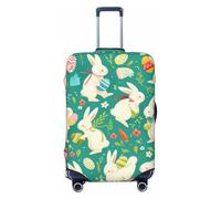 XHMKGGYBZ Copertura elastica per valigie con bouquet di confessioni colorate, protezione per bagagli di 4 dimensioni, resistente ai graffi e alle macchie, copertura per bagagli lavabile, Dieci Conigli