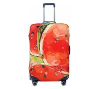 XHMKGGYBZ Neat Lemon Slices Array - Copertura elastica per valigie, 4 dimensioni, antigraffio e antimacchia, copertura per bagagli lavabile, Fette di anguria a spruzzo di colore, L