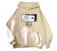 xhomeshop Felpa con Cappuccio Manga Horror Giapponese Tomie Felpa Pullover a Maniche Lunghe Junji Ito Felpa con Cappuccio Tomie Cosplay