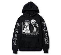 xhomeshop Harajuku Anime The Case Study of Vanitas Felpa con Cappuccio Vanitas Pullover a Maniche Lunghe Noé Archiviste Maglietta a Maniche Corte