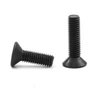 XHQUAOAE Vite A Testa Piatta Nera M16, 2-5 Pezzi, Bullone A Testa Piatta con Esagono Incassato in Acciaio al Carbonio 10.9 for Mobili(M16x40 2pcs)