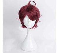 XHSDOZD Parrucca Cosplay Anime A3 Sakuma Sakuya Parrucca，Red Short Parrucca Cosplay，con Rete per Parrucca Gratuita，per Festa Carnevale Halloween Cosplay Parrucca(Size:Style 2)