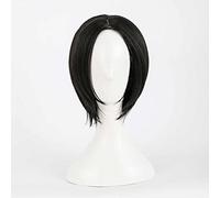 XHSDOZD Parrucca Cosplay Anime Hozuki's Coolheadedness Hozuki Parrucca，Black Short Parrucca Cosplay，con Rete per Parrucca Gratuita，per Festa Carnevale Halloween Cosplay Parrucca