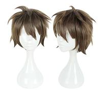 XHSDOZD Parrucca Cosplay Anime IDOLiSH7 Tsunashi Ryunosuke Parrucca，Short Brown Parrucca Cosplay，con Rete per Parrucca Gratuita，per Festa Carnevale Halloween Cosplay Parrucca