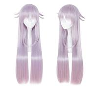 XHSDOZD Parrucca Cosplay Anime K Project Neko Parrucca，Pink Long Parrucca Cosplay，con Rete per Parrucca Gratuita，per Festa Carnevale Halloween Cosplay Parrucca(Color:Rosa Chiaro)