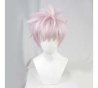 XHSDOZD Parrucca Cosplay Anime Kemono Jihen Shiki Tademaru Parrucca，Short Pink Parrucca Cosplay，con Rete per Parrucca Gratuita，per Festa Carnevale Halloween Cosplay Parrucca