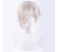 XHSDOZD Parrucca Cosplay Anime Touken Ranbu Online Gokotai Parrucca，Light-Colored Short Parrucca Cosplay，con Rete per Parrucca Gratuita，per Festa Carnevale Halloween Cosplay Parrucca