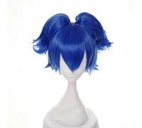 XHSDOZD Parrucca Cosplay Anime Touken Ranbu Online Sayo Samonji Parrucca，Blue Parrucca Cosplay，con Rete per Parrucca Gratuita，per Festa Carnevale Halloween Cosplay Parrucca