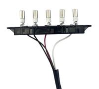 XHSESA Interruttore a pulsante per cappa da cucina CXW-200-DJ216/DJ103S/DJ105, ricambio per Midea (interruttore a 5 tasti di linea corta)