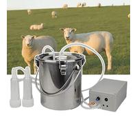 XHSMYXGS Macchina Portatile elettrica per mungitura di Mucche e Pecore, mungitrice con Pompa a Vuoto a pulsazioni, Si Ferma automaticamente Quando Il Latte è Pieno, per capre (Sheep 10L)