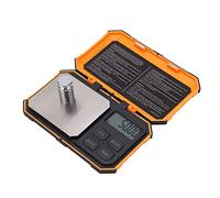 XHTLLO Bilancia Per Grammi, ZC-01F Mini Bilancia Digitale Professionale da 200 G, Bilancia Per Alimenti Ad Alta Precisione con Un Tasto E Funzione Tara, Per Cereali, Oro, Gioielli, Energia