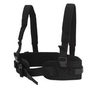 XHTLLO Cintura Per Andatura di Trasferimento Per Anziani con Chiusura a Fibbia, Cinturino Ispessito Per Assistenza nella Deambulazione di Sicurezza(M-Nero)