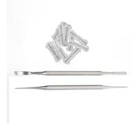 XHTLLO Kit di Strumenti Per Correttore Per Unghie dei Piedi Incarnite, Tutore Per Strisce da 10 Pezzi da 20 Mm con Lima Per Pedicure E Sollevatore, Soluzione Efficace Per Unghie Incarnite, Materiali I