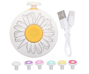 XHTLLO Smerigliatrice Per Unghie Ricaricabile Per Bambini, Strumento Elettrico Silenzioso Per Lucidare Le Unghie Per Neonati, Neonati, Bambini Piccoli E Bambini