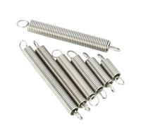 Xhuan-Molle di compressione 304 Stainless Steel Tension Spring Small Micro Coil Dual Hook Wire Diameter 0.5mm OD 5mm Length 15/30/40/50mm,10pcs Robusto multiuso(20mm)