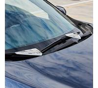 XhuangTech 1 coppia di pressurizzatori per tergicristallo per auto, braccio spoiler ala universale in plastica ABS premium per esterno, accessori per tergicristalli di ricambio per auto, camion e SUV